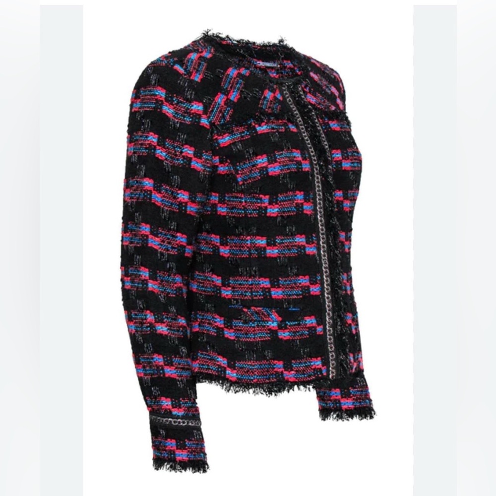 Trina Turk Metallic Woven Blazer